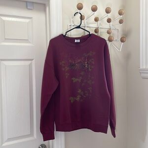 Jerzees NuBlend 90s Vintage Retro Oversized Sweatshirt - L